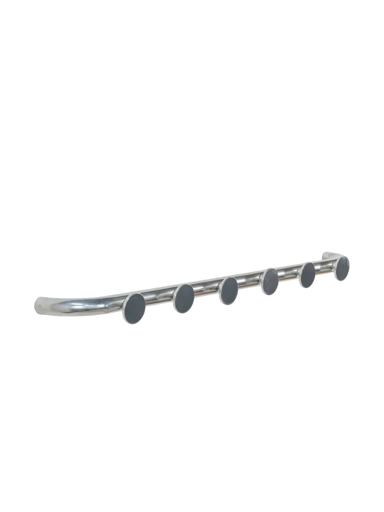 Spinder Design Garderobenleiste Balder Edelstahl Stahl 4.5 cm - Farbe: chrome - Garderobenleiste