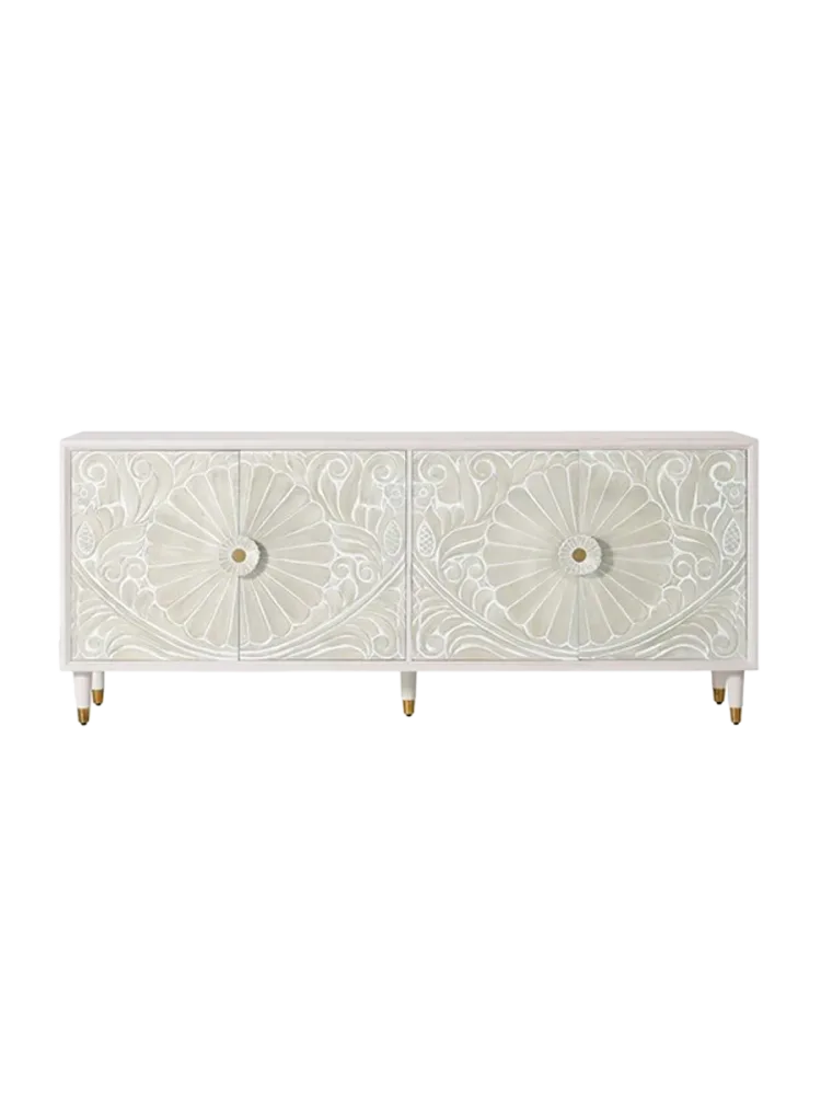 Handgefertigtes, massives Sideboard „Bali“, 190 x 80 cm Giner & Colomer