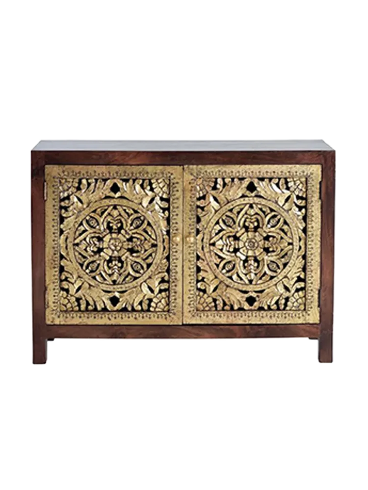 Handgeschnitztes, massives Sideboard „Kiama“ 2-türig Giner & Colomer