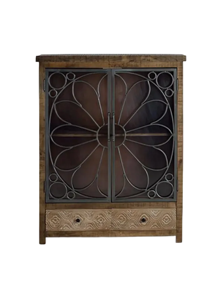 Massives Highboard / Vitrine „Broome“ Giner & Colomer