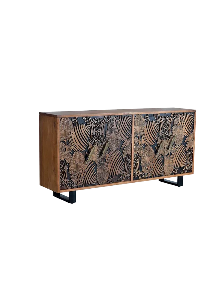 Massives Design Sideboard „Tropicana“, 4-türig Giner & Colomer