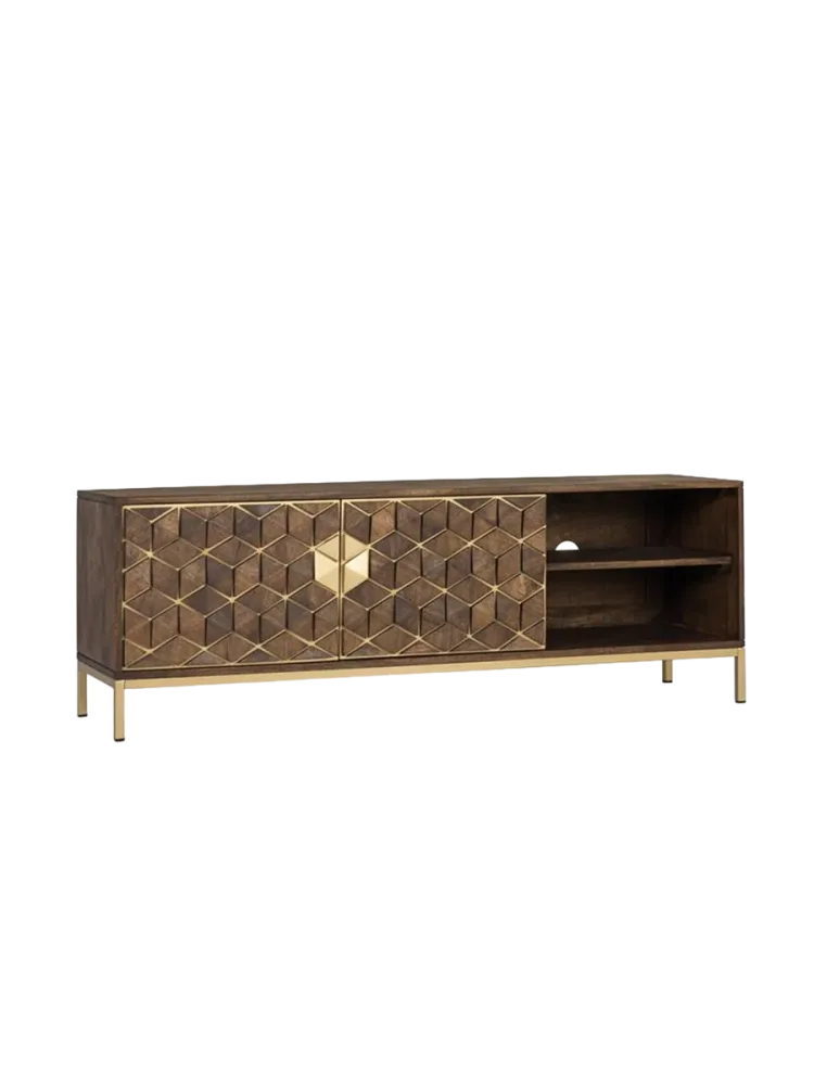 Massives Design Lowboard „Bora Bora“ 2-türig, 145 x 50 cm Giner & Colomer