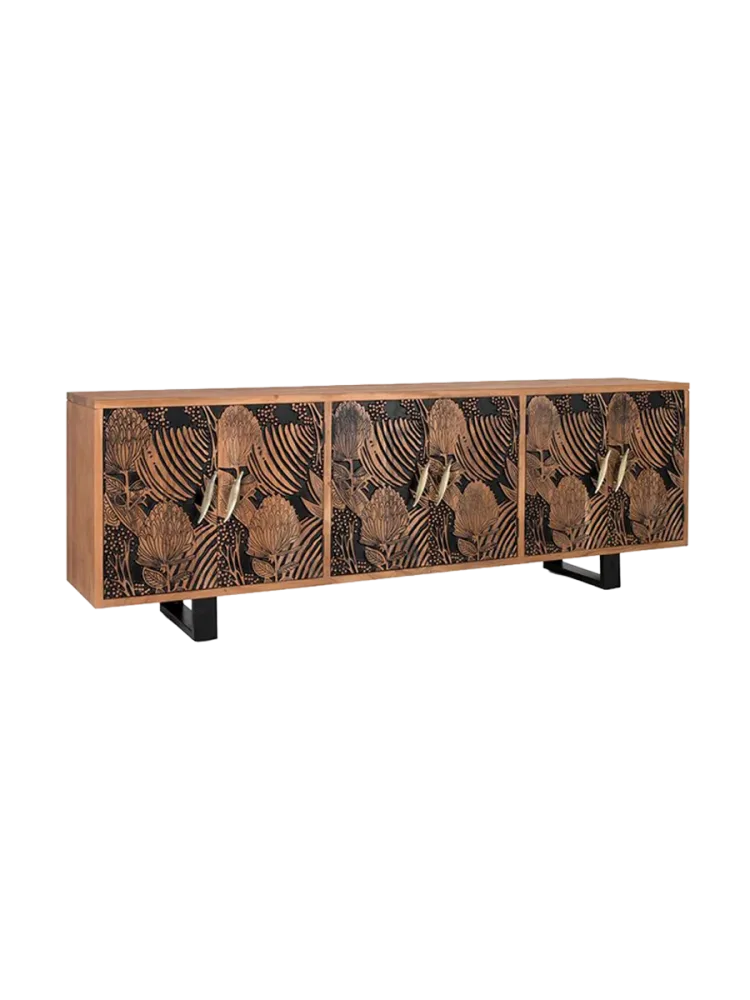 Massives Design Sideboard „Tropicana“, 6-türig Giner & Colomer
