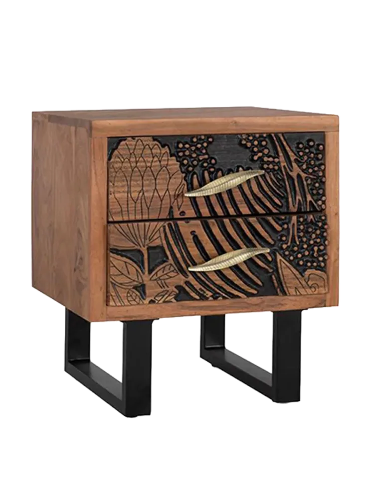 Massiver Design Nachttisch „Tropicana“ Giner & Colomer