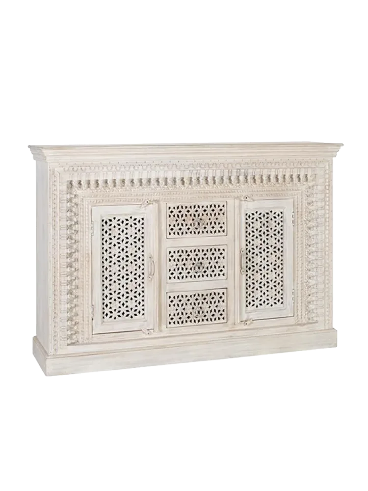 Handgefertigtes, massives Sideboard „Bhopal“, 2-türig Giner & Colomer