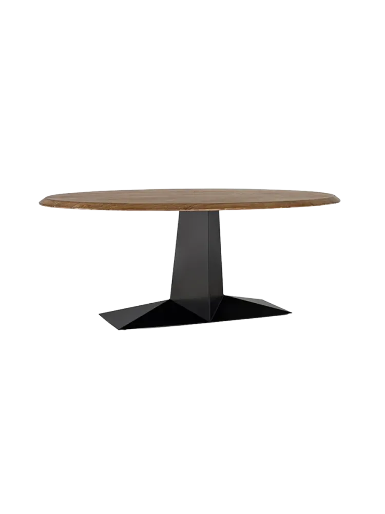 Massiver, ovaler Design Esstisch „Momax“ 200 x 100 cm Giner & Colomer