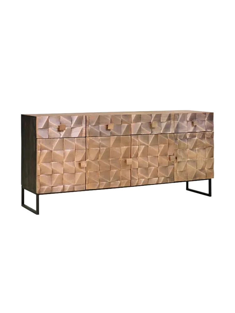 Handgefertigtes 4-türiges Sideboard „Cobre“ Giner & Colomer