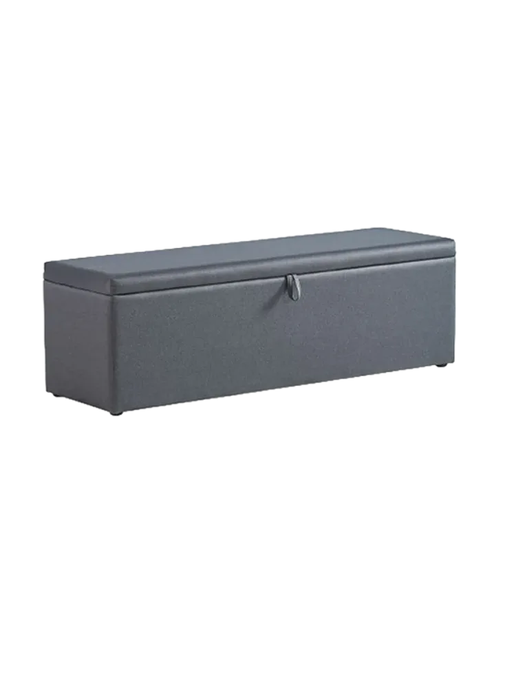 Premium Boxspringbett „Hamilton“ inkl. Matratze & Topper Dunkelgrau Liegefläche: 180 x 200 cm ABC Bedding