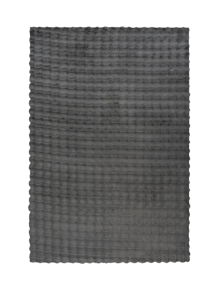 Hochwertiger Hochflor Design Teppich „Harmony 800“ - Graphit LALEE