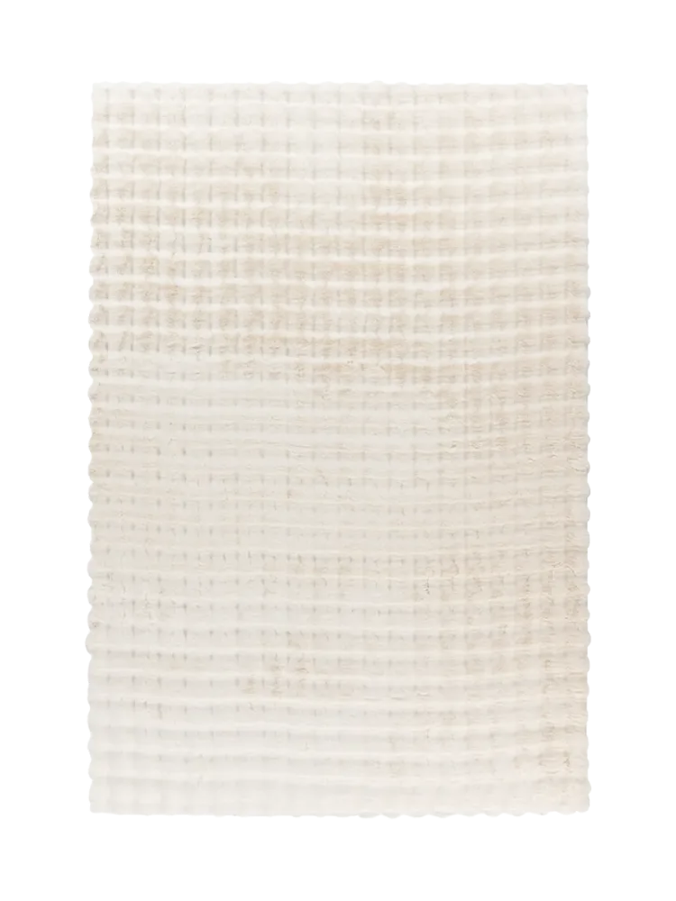 Hochwertiger Hochflor Design Teppich „Harmony 800“ - Ivory LALEE
