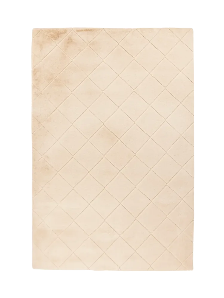 Hochwertiger Hochflor Design Teppich „Impulse 600“ - Beige LALEE