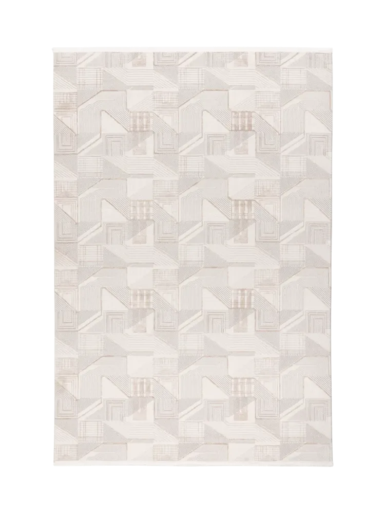 Hochwertiger Designer Teppich „Jardin 701“, Beige/Silver PIERRE CARDIN