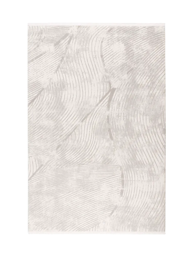 Hochwertiger Designer Teppich „Jardin 702“, Ivory/Silver PIERRE CARDIN