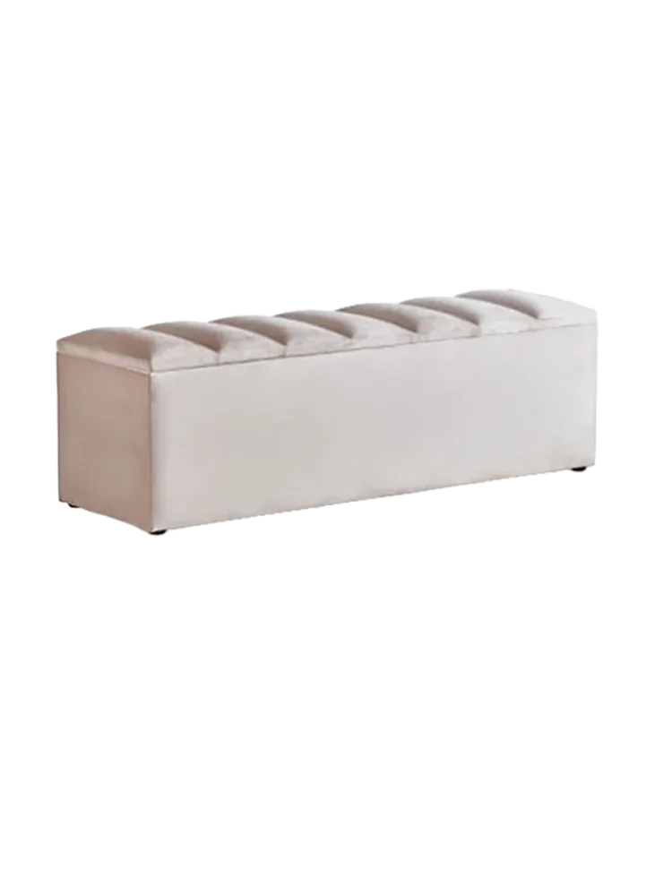 Premium Boxspringbett „Jazzlyn“ inkl. Matratze & Topper Light Beige  160 x 200 cm ABC Bedding