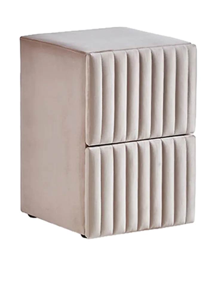 Premium Boxspringbett „Jazzlyn“ inkl. Matratze & Topper Light Beige  180 x 200 cm ABC Bedding