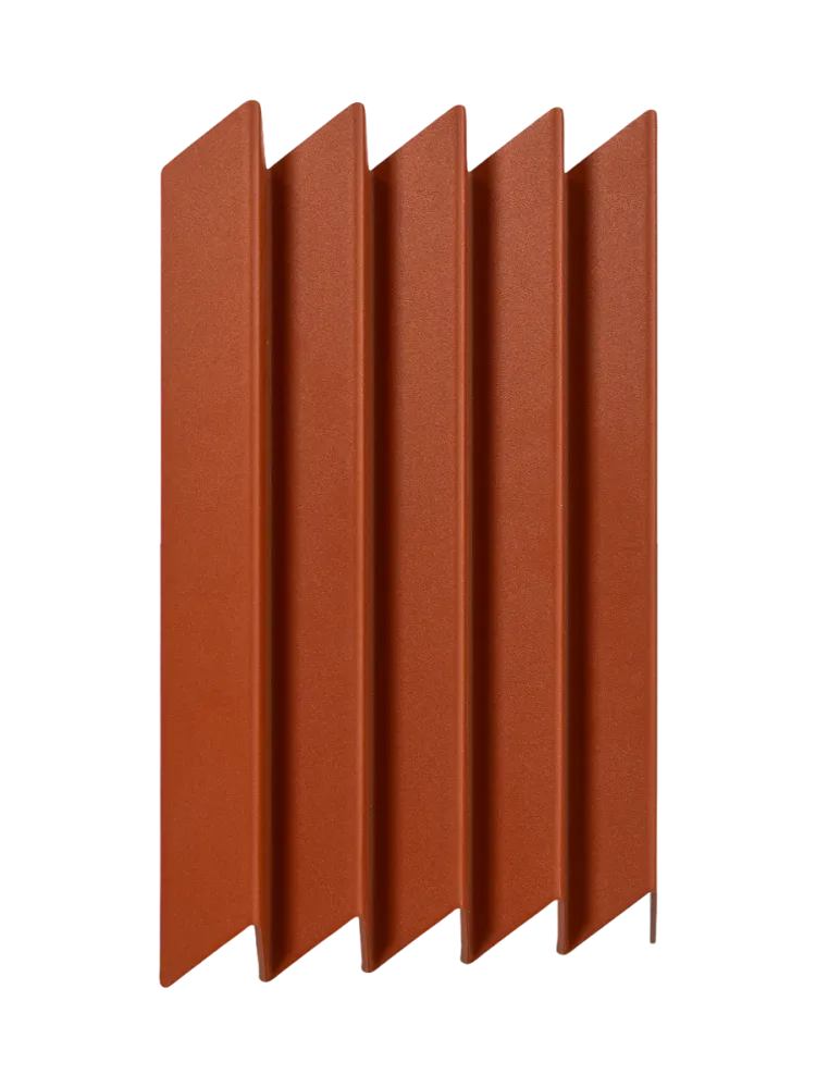 Spinder Design Garderobenleiste Pallis Braun Stahl 29.5 cm - Farbe: rostbraun - Garderobenleiste