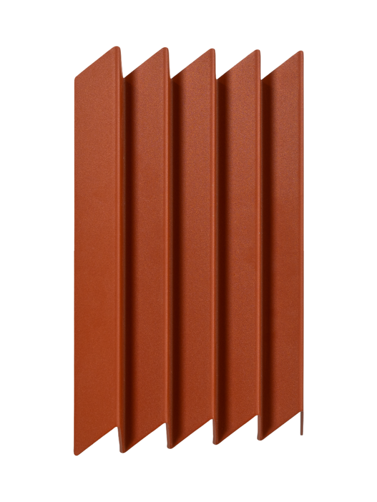 Spinder Design Garderobenleiste Pallis Braun Stahl 29.5 cm - Farbe: rostbraun - Garderobenleiste