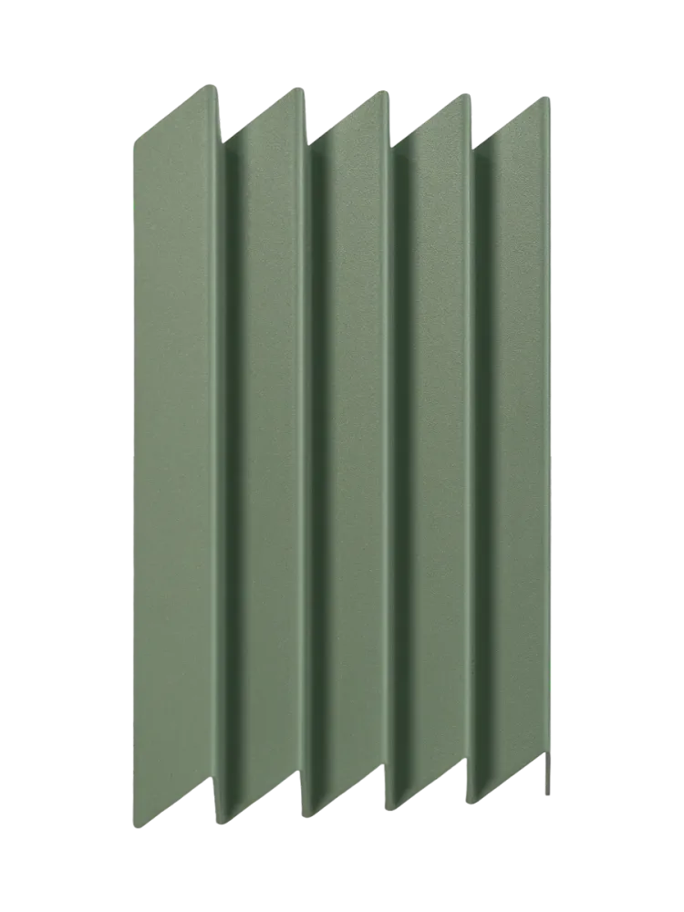 Spinder Design Garderobenleiste Pallis Grau Stahl 29.5 cm - Farbe: Dusty Green - Garderobenleiste