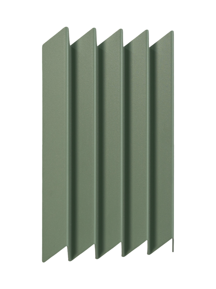 Spinder Design Garderobenleiste Pallis Grau Stahl 29.5 cm - Farbe: Dusty Green - Garderobenleiste