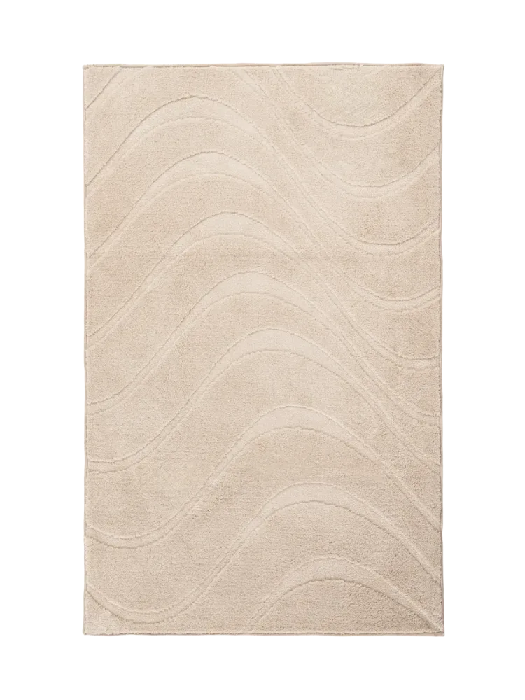 Hochwertiger, waschbarer Badteppich „Lina“ - Beige LALEE