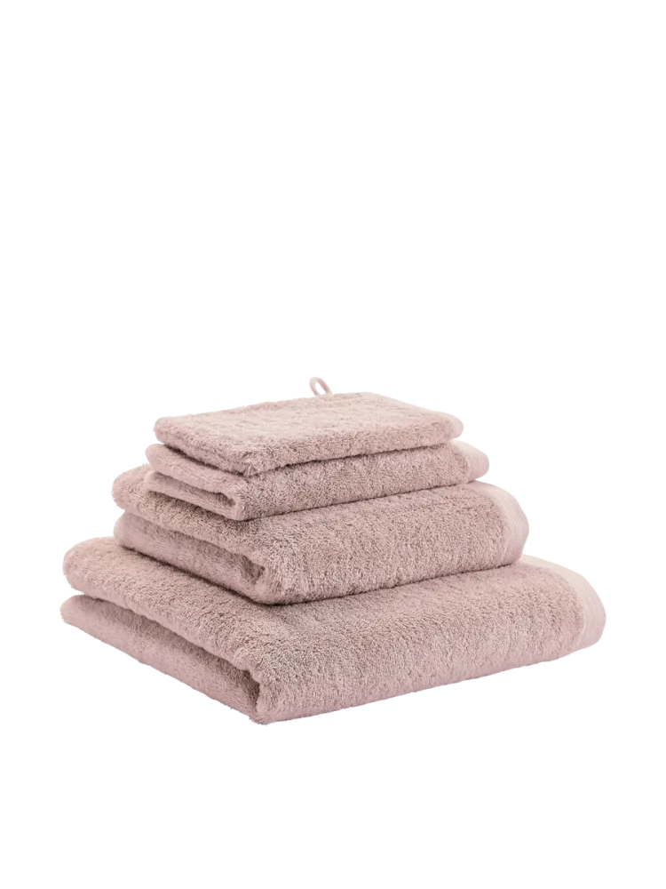 Jacquard gewebtes Design Handtuch „London“ in verschiedenen Grössen - Dusty Pink Aquanova