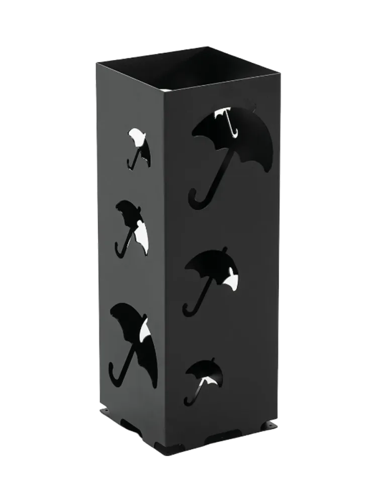 Spinder Design Schirmständer Hesta Schwarz Stahl 18 cm 50 cm - Schirmständer