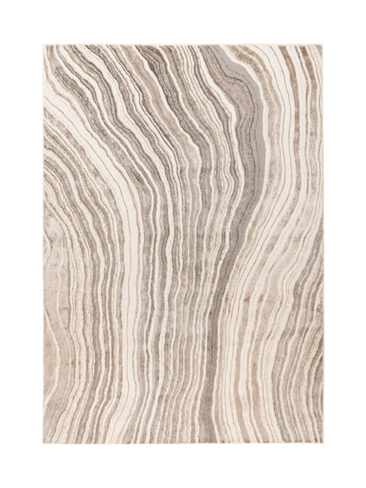 Design Teppich „Sedef 402“ - Silver/Beige LALEE