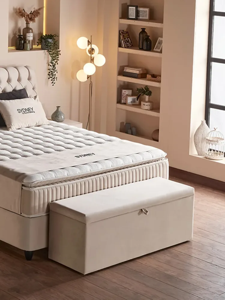 Design Boxspringbett „Sydney Beige“, verschiedene Grössen SCANDIBEDDING