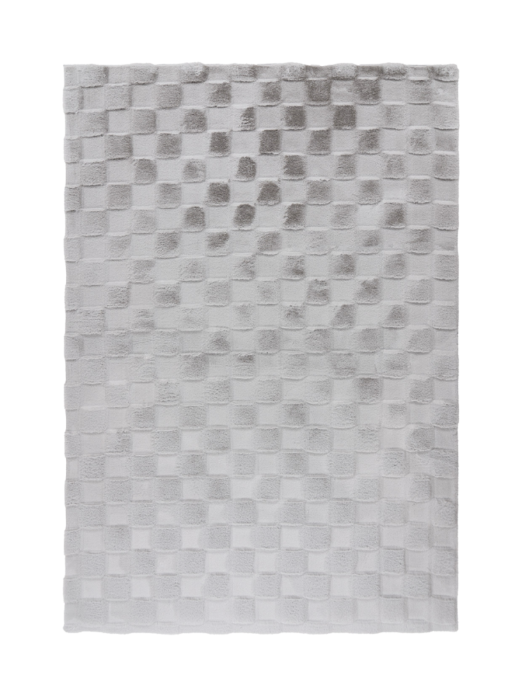 Hochwertiger Hochflor Design Teppich „Soul“ - Silver LALEE