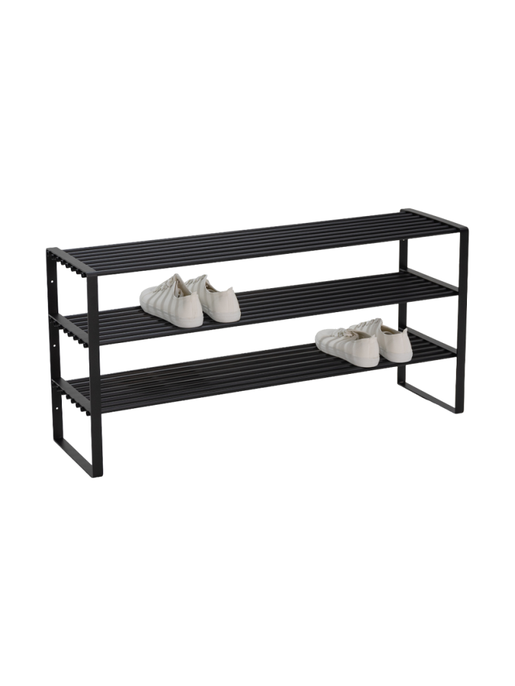 Spinder Design Schuhregal Hesta Schwarz Stahl 100 cm 48.5 cm - Schuhregal