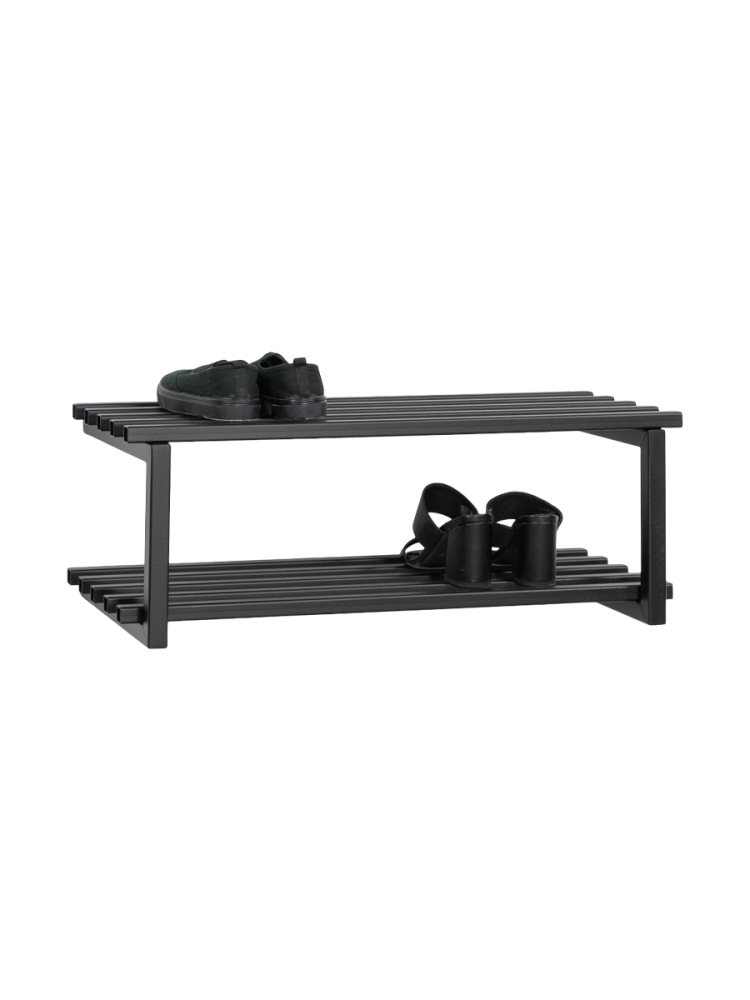 Spinder Design Schuhregal Hesta Schwarz Stahl 71 cm 26 cm - Schuhregal