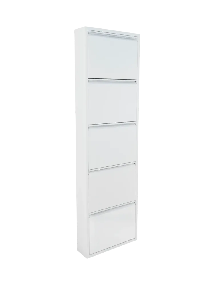 Spinder Design Schuhschrank Hesta Weiss 50 cm 169 cm - Schuhschrank