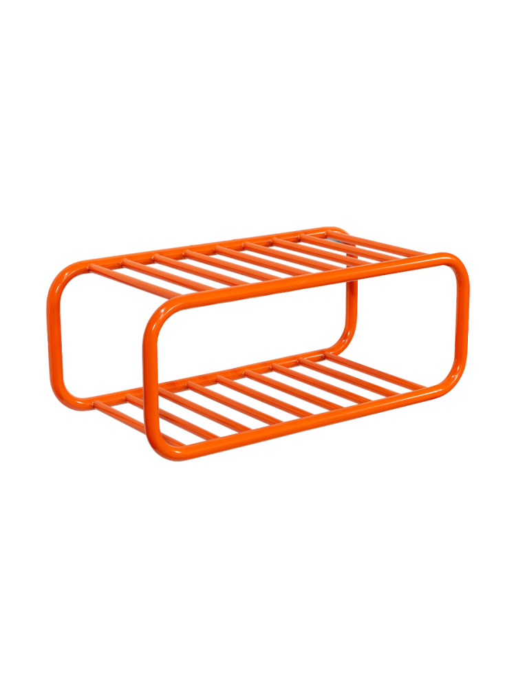 Spinder Design Schuhregal Balder Orange Stahl 72 cm 28 cm - Farbe: Pure Orange - Schuhregal