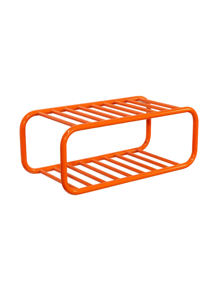 Spinder Design Schuhregal Balder Orange Stahl 72 cm 28 cm - Farbe: Pure Orange - Schuhregal