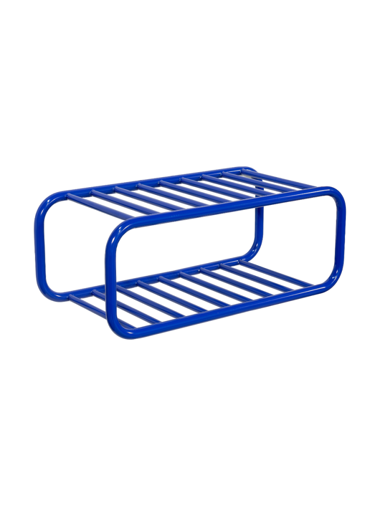 Spinder Design Schuhregal Balder Blau Stahl 72 cm 28 cm - Farbe: Ultramarine - Schuhregal