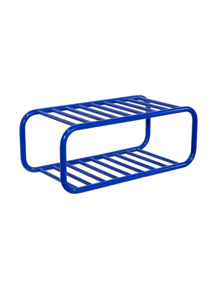 Spinder Design Schuhregal Balder Blau Stahl 72 cm 28 cm - Farbe: Ultramarine - Schuhregal