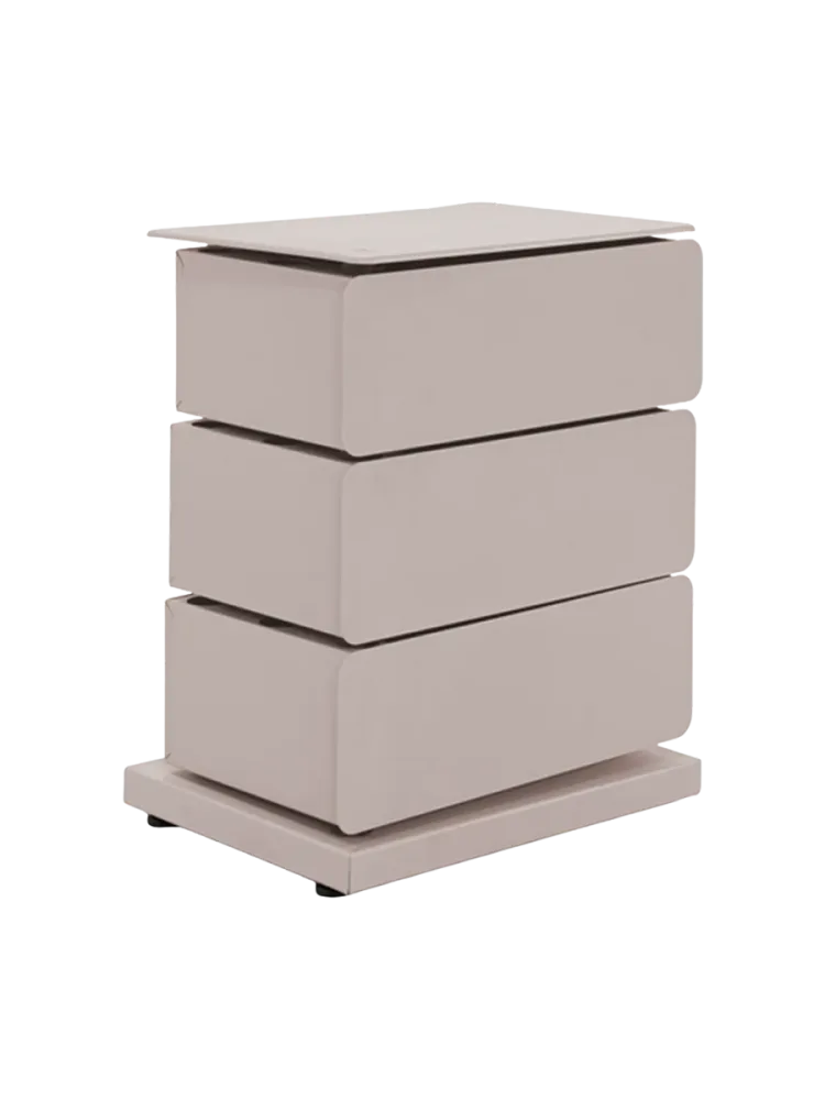 Spinder Design Kommode Hesta Braun Stahl 37 cm 26 cm - Farbe: taupe - Kommode