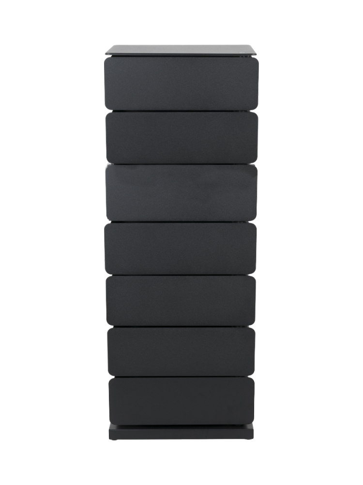Spinder Design Kommode Hesta Schwarz Stahl 37 cm 26 cm - Kommode