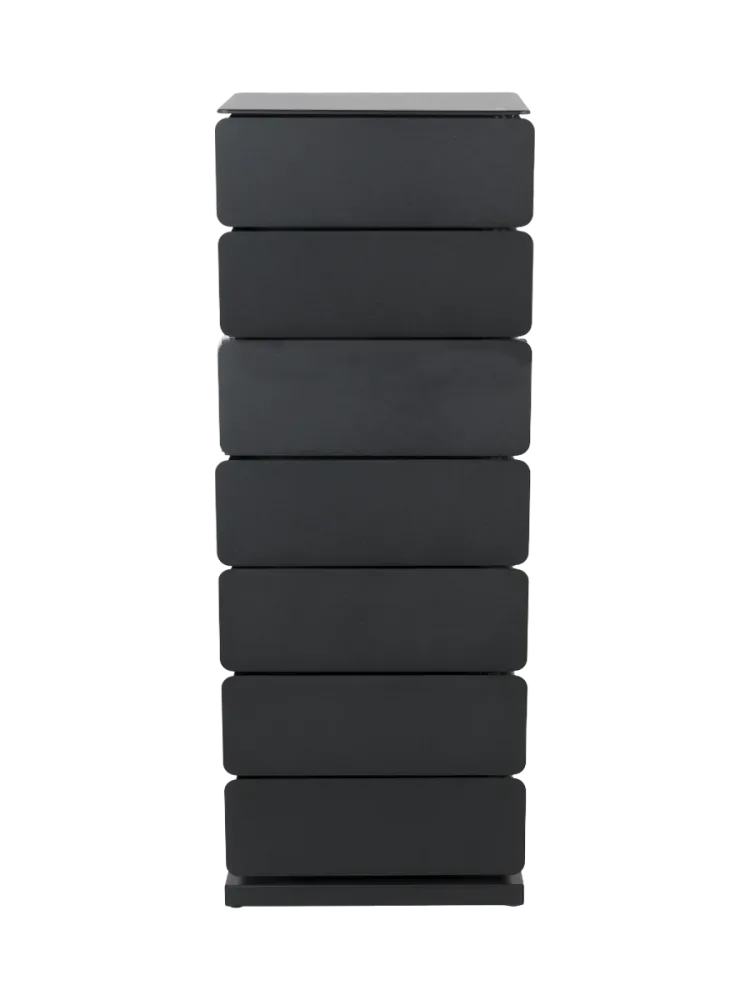 Spinder Design Kommode Hesta Schwarz Stahl 37 cm 26 cm - Kommode