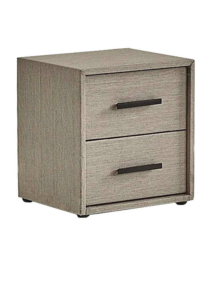 Premium Boxspringbett „Suna“ inkl. Matratze & Topper Beigegrau  160 x 200 cm BEDS SUPPLY