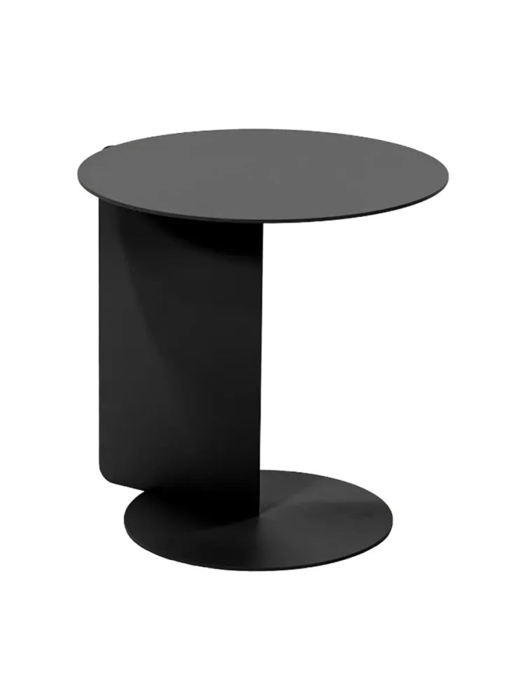 Spinder Design Beistelltisch Hesta Schwarz Stahl 40 cm - Beistelltisch