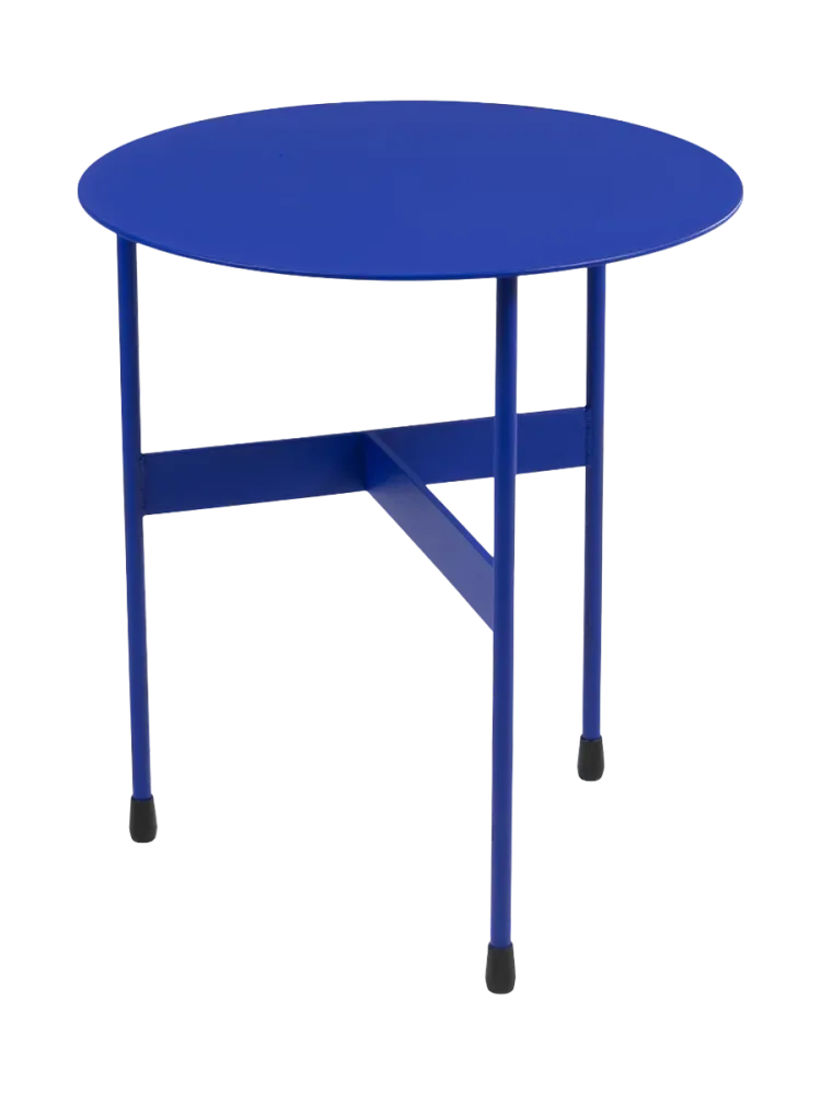 Spinder Design Beistelltisch Hesta Blau Stahl 40 cm - Beistelltisch