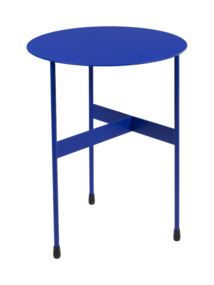 Spinder Design Beistelltisch Hesta Blau Stahl 45 cm - Beistelltisch