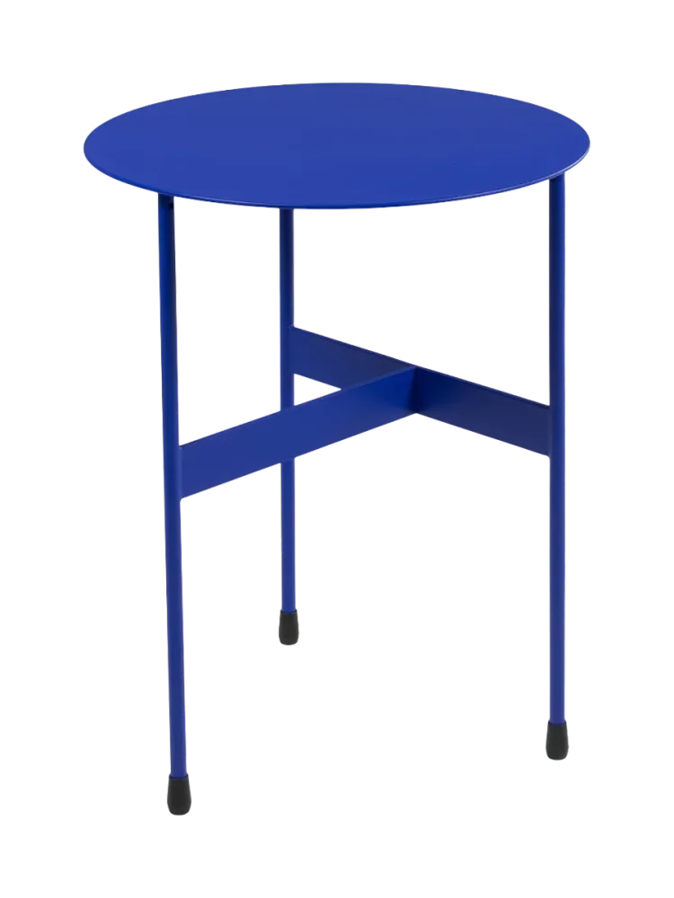 Spinder Design Beistelltisch Hesta Blau Stahl 45 cm - Beistelltisch