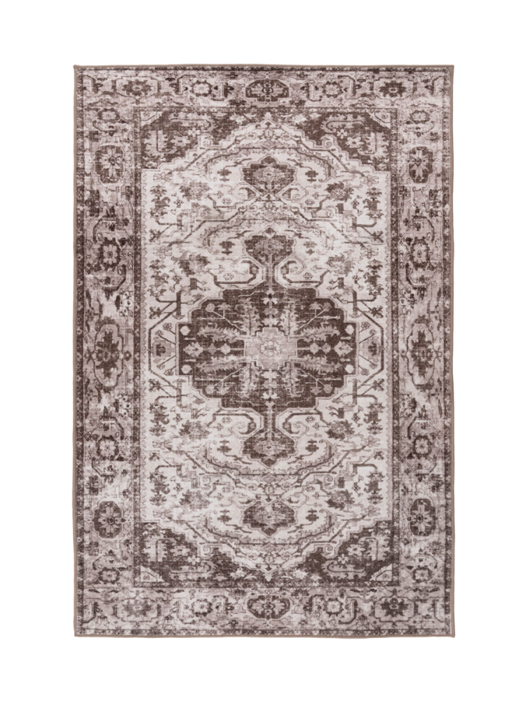 Waschbarer Design Teppich „Vegas 201“ - Taupe LALEE