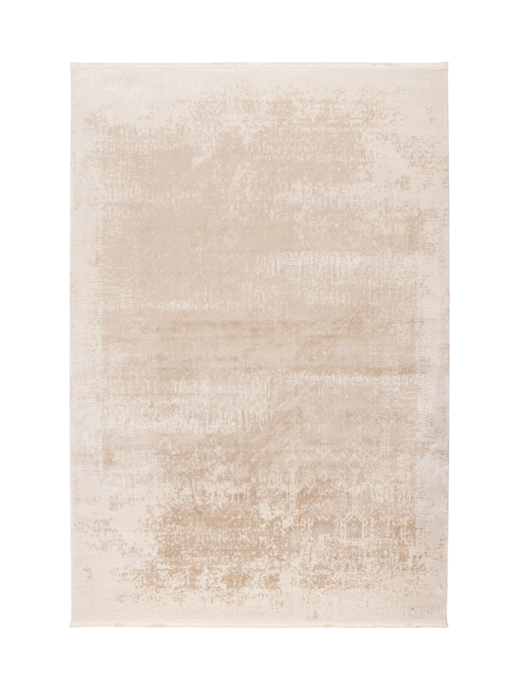 Hochwertiger Viskose Design Teppich „Venezia 901“ - Beige LALEE