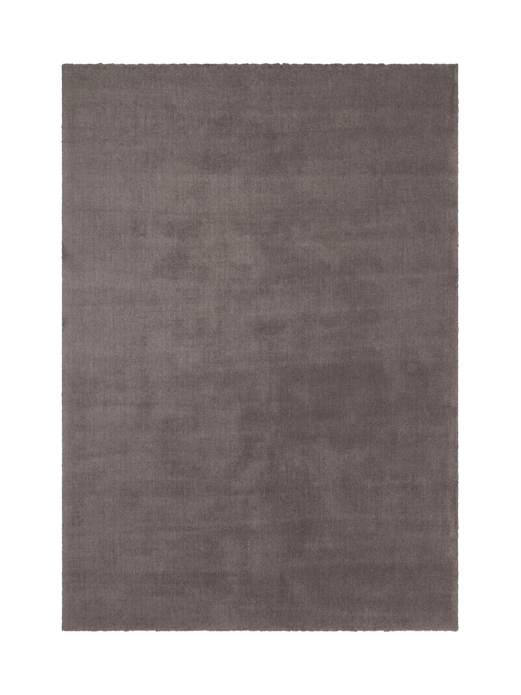 Hochwertiger Hochfloor Design Teppich „Velutto 400“ - Taupe LALEE