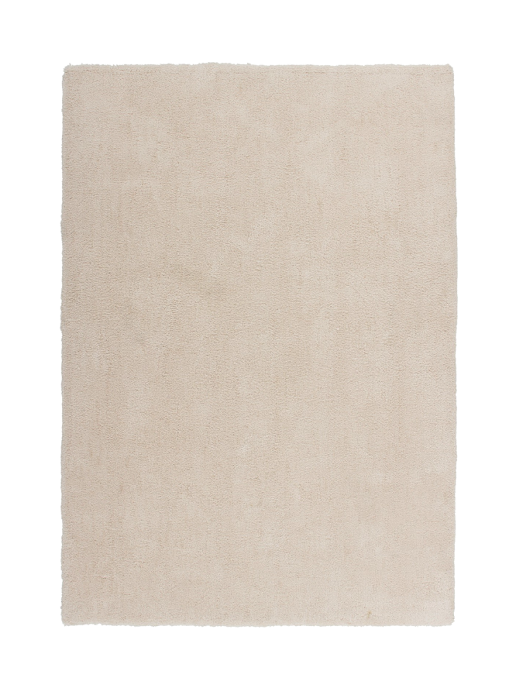 Hochwertiger Hochfloor Design Teppich „Velvet 500“ - Ivory LALEE