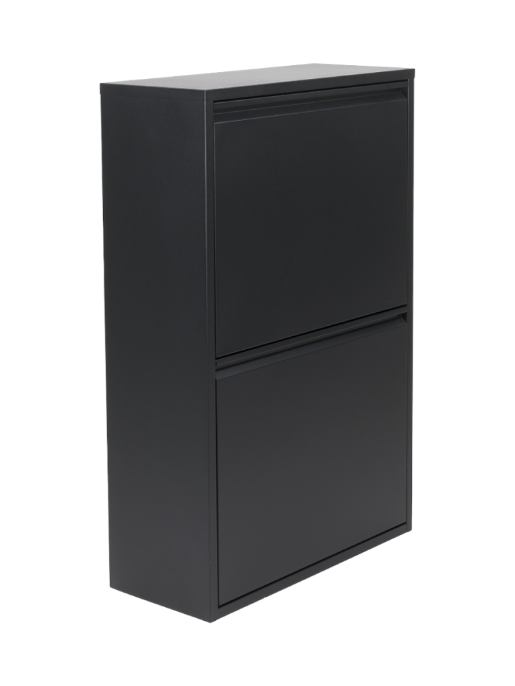 Design Abfalleimer & Abfalltrenner „Gigi“, Schwarz Spinder Design