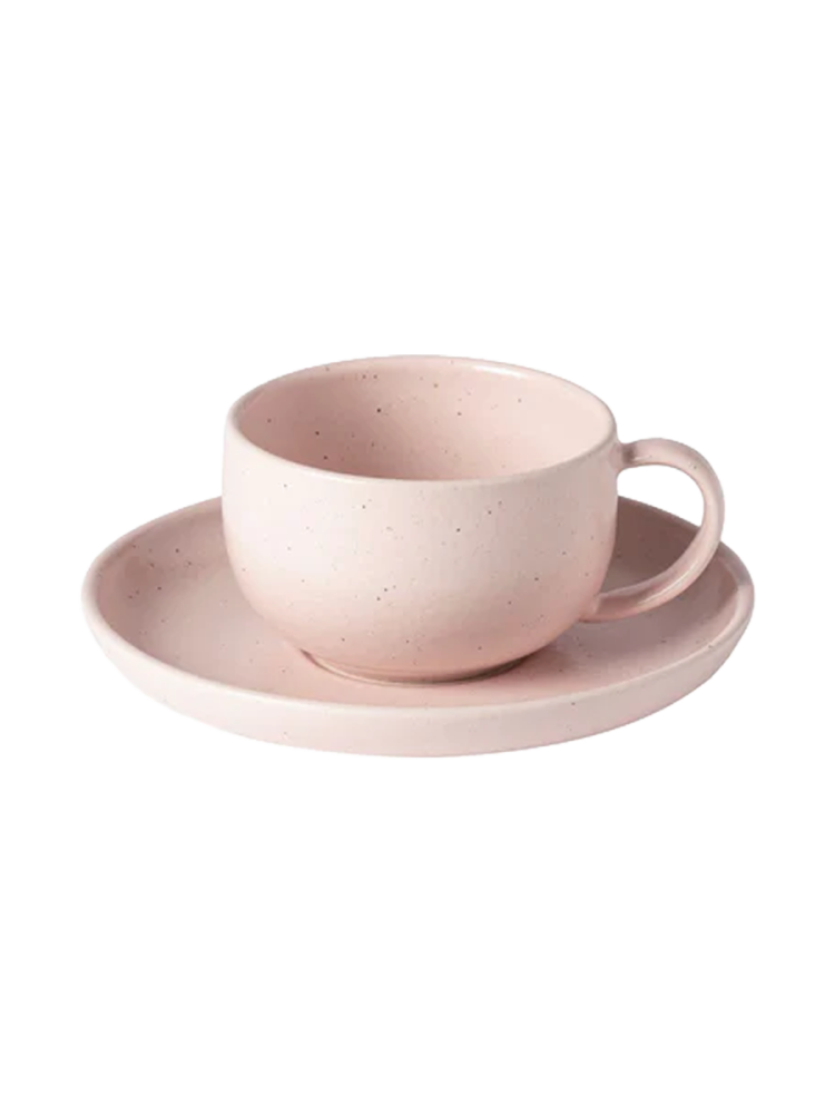 Handgefertigte Tee- & Kaffeetasse „Pacifica“ mit Untersetzer Costa Nova